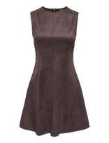 ONLY - Onlrinea S/L Dress Cc Swt - Trumpa suknelė - Ruda