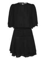By Ti Mo - Chiffon Mini Dress - Trumpa suknelė - Juoda