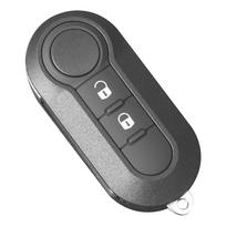 1Pc 7.5*3.4*m Car Key Shell,For Fiat MPV 2012-2016/Bravo/Ducato 2010-2016/500/Fiorino 2007-/Doblo 2010-/Grande Punto 2006-2010 White 2 Buttons black