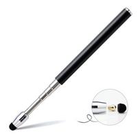 New Stainless Steel Teaching Stick Retractable Handheld Whiteboard Pointer Pen Multifunctional Touch Screen Pen Teaching Tools black