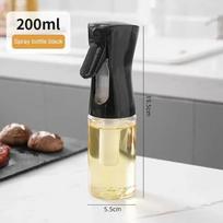 Oil Spray Bottle Pot Kitchen Household Cooking Oil Dispenser Olive Oil Sprayer Mister for Air Fryer Salad Baking 200ml juoda