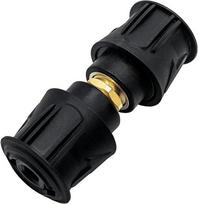 High-Pressure Washer Extension Fitting for Karcher, Lavor, Bosch Car Wash Hose Connector black
