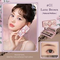Flower Knows Midsummer Fairytales Collection Eyebrow Palette Cosmeticos Brow Pencil Eyebrows Enhancers Shape Set With Brush gray