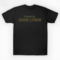Directed by David Lynch Movie T-Shirt Mens Womens Tees Top for Unisex, Surrealist Cinema Legend Shirt 120 black