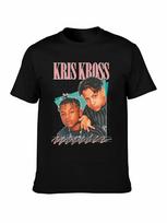 Kris Kross Retro 90s Hip Hop Duo Graphic T-shirt L black