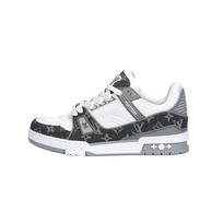 LOUIS VUITTON Sportbačiai Žemi Kateboardo Batai Unisex Pilki Balti 1ADH2W 41 gray
