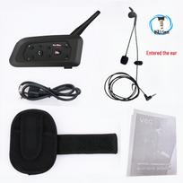 V6C Football Referee Bluetooth Walkie-Talkie Helmet Headset with Noise Reduction and Waterproof Armband