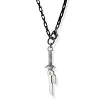 Anime Jujutsu Kaisen Fushiguro Toji Cosplay karoliai Unisex kardas Tianri ietis Peilis Pakabukas Choker Papuošalai Priedai Dovanos white