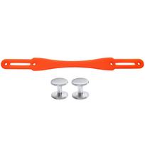 Silicone Detachable Speaker Grip Tape with 2 Pair Screws Handle Strap Accessories Anti-slip for JBL Xtreme 4 Portable BT Speaker oranžinė