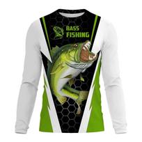 Men's T-Shirts Fishing Graphic 3D Print Man Tee Shirt Spring and Autumn Tops Fashion Casual Long sleevedfor Men Clothing XS
