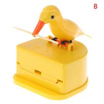 Creative Hummingbird dantų krapštukų dozatorius Gag dantų krapštuko laikiklis Aukštos kokybės dantų valymas Automatinė paukščių dantų krapštukų laikymo dėžutė green