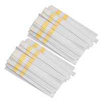 100pcs PH Extensive Test Paper Accurate Result PH Testing Strip with 2pcs Storage Bottles beige