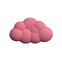 Memory Cotton Keyboard Wrist Rest Pad Cloud Shaped Keyboard Holder Mouse Pad  Computer Accessories red-wrist brace pink