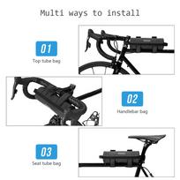 Bike Handlebar Bag Cycle Top Tube Bag Bike Bicycle Front Frame Bag Cycle Strap on Storage Bag pilka