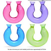 Explosion-Proof U-Shaped Hot Water Bottle for Neck and Shoulder Pain Relief pink