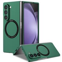 Samsung Z-Fold7/6 Magnetic Frosted Anti-Drop Phone Case Z-Fold 5 tamsiai žalia spalva