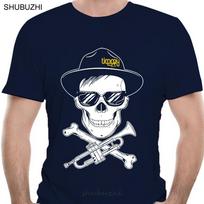 TIMMY TRUMPET PIRATE SKULL TSHIRT DJ Festival Music Unisex  Women size A54 Harajuku Tops Classic Unique tShirt gift sbz1469 S white