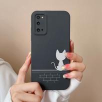 For Samsung S20 FE Plus Ultra Phone Case Funny Camera Protection New Liquid Silicone Cover For Galaxy S20FE S 20 S20Plus Funda Samsung S20 Ultra black