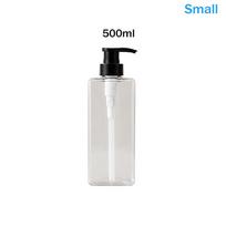 400/500 ml kvadratiniai vonios muilo dozatoriai, papildomi šampūno, dušo želė laikikliai, nešiojami kelioniniai dozatoriai, tušti vonios siurbliniai buteliukai