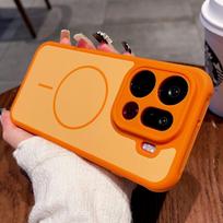 OPPO Find X9 Ultra-Thin Magnetic Phone Case: Drop-Proof, High-End, Perfect Fit Find X9s orange