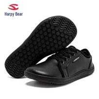 HOBIBEAR Men's Casual Soft Sole Sports Shoes with Wide Toe Design 43 brown