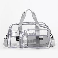 Clear PVC PVC Waterproof Bag Transparent Gym Bag Crossbody Bag Travel Duffle  Swimming