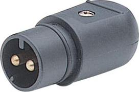SHIELD VOLTAGE PLUG, 12V DC IP34 BLACK 303106000 | 6438054001683