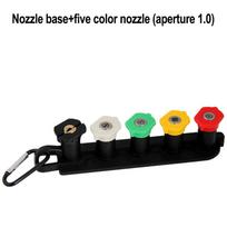Water gun nozzle connector 1/4 quick insert holster latch High-pressure water gun nozzle black