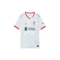 Nike Liverpool FC Dri-FIT ADV Logotipo Mados Trumpomis Rankovėmis V formos Iškirpte Retro Futbolo Marškinėliai Vyriški Viršutiniai Drabužiai Balti Pure-Platinum Juodi FQ2013-101 XL