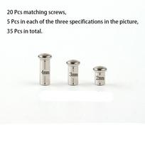 Assorted Screw Nut Eyeglasses Repairing Set Nose Pad Hand Held Professional Repair Kit Universal Fit Multi-Functional