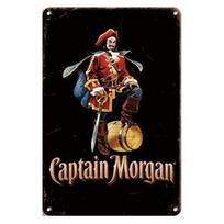 1dCaptain Pirate Metal Tin Sign Vintage Man Cave Home Bar Decor 20X30CM