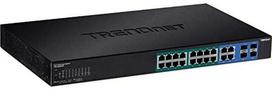 Šakotuvas Trendnet TPE-1620WSF, valdomas, L2/L3, Gigabit Ethernet (10/100/1000), maitinimas per Ethernet (PoE), montuojamas į stelažą, 1U