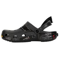 Crocs EVA Comfortable and Versatile Stylish Hole Shoes Unisex Black 38-39 juoda