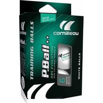 Cornilleau P-Ball 2* baltos stalo teniso kamuoliukai x6