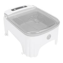 Automatic Cat Feeder Timing Large Capacity Non Tipping Pet Food Dispenser for Cat Dog pink