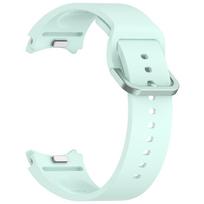 Click Easy To Fit Sport Band For Samsung Galaxy Watch 7 4 44mm/5 Pro 45mm/6 Classic 47mm 43mm/FE 40mm Silicone Strap Accessories šviesiai žalios spalvos