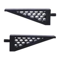 2pack Heavy Type Storage Shed Shelf Brackets Honeycomb Plastic Storage Organizers Hook For High Weight Capacity 1 gray