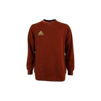 Adidas Sports Casual Basic Crew Neck Pullover Sweatshirt Soft Comfort Daily Versatile Unisex Top Red ADICSTL06-RG XS black