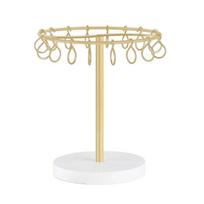 Gold Hair Accessories Organizers Functional Hair Accessories Organizers with Hooks for Home and Professional Use 1 beige