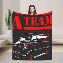 THE A TEAM Throw Blanket Soft Fashion Blanket  For Outdoor Travel Flannel Bedspread Bed Cover 75x90cm
