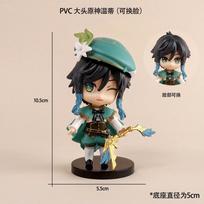 Huatou, Kaori, Gan Yu, Mei Meng, Ling Hua, Lightning General figurine, anime-style playmate set, scene model