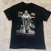 Black John Isle Of Man Racing T-shirt Vintage Y2k Motorcycle XXXL