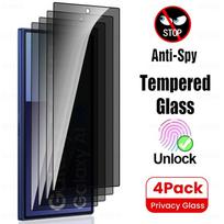 4PCS Privacy Tempered Glass Anti Peep Spy Outer Screen Protect For Smaung Galaxy Z Fold 8 7 6 5 Full Cover HD Anti-Scratch Film For Galaxy Z Fold 8