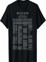 Bitcoin White Paper BTC Whitepaper Marškinėliai S įvairiaspalvis