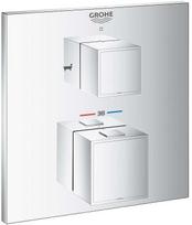 Grohtherm Cube potinkinis termostatinis dušo maišytuvas, chromas
