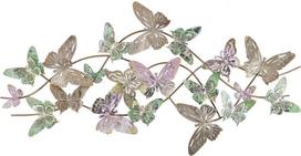 Beliani Sienų dekoracija Motyl GALLIUM Metalinė 53 cm spalvota