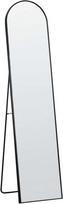 Beliani Pastatomas veidrodis BAGNOLET 150 cm metalinis juodas