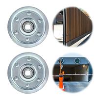 2Pcs Garage Door Cable Wheel 3 Inch Extension Spring Pulley 200LB Load Silver Pulley Guide for Replacing Old Damaged Pulleys China Mainland