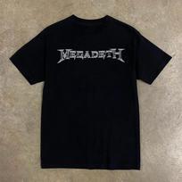 Megadeth Logo Graphic T-shirt Unisex Black Cotton T-shirt Size S-5XL M gray