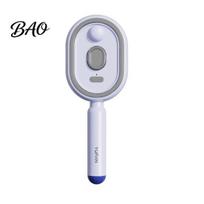 Curly Hair Detangler Electric Spray Air Cushion Massage Comb, Rechargeable Steam Brush Gentle Detangling Comb with Water Mist, Self-Cleaning violetinė